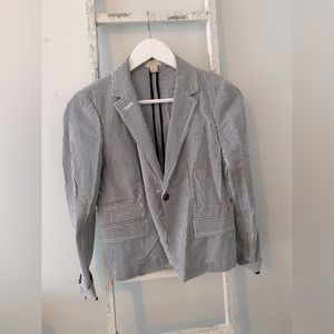 J. Crew Seersucker Blazer